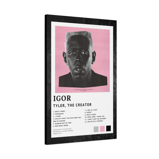 Tyler The Creator Album Cover Canvas - Igor