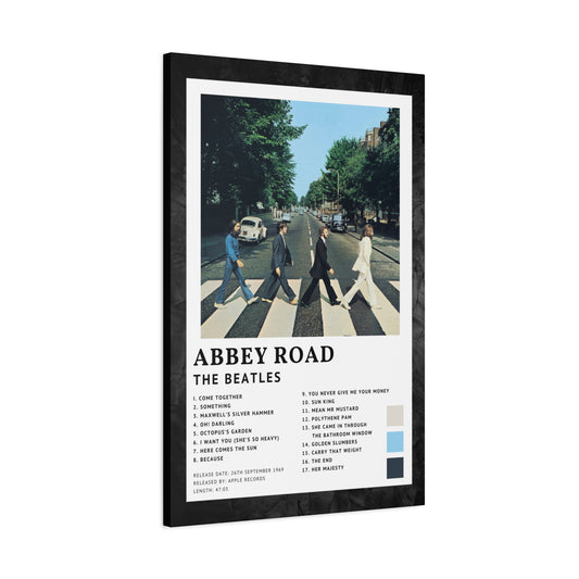 The Beatles Album Cover Canvas - Abbey Road