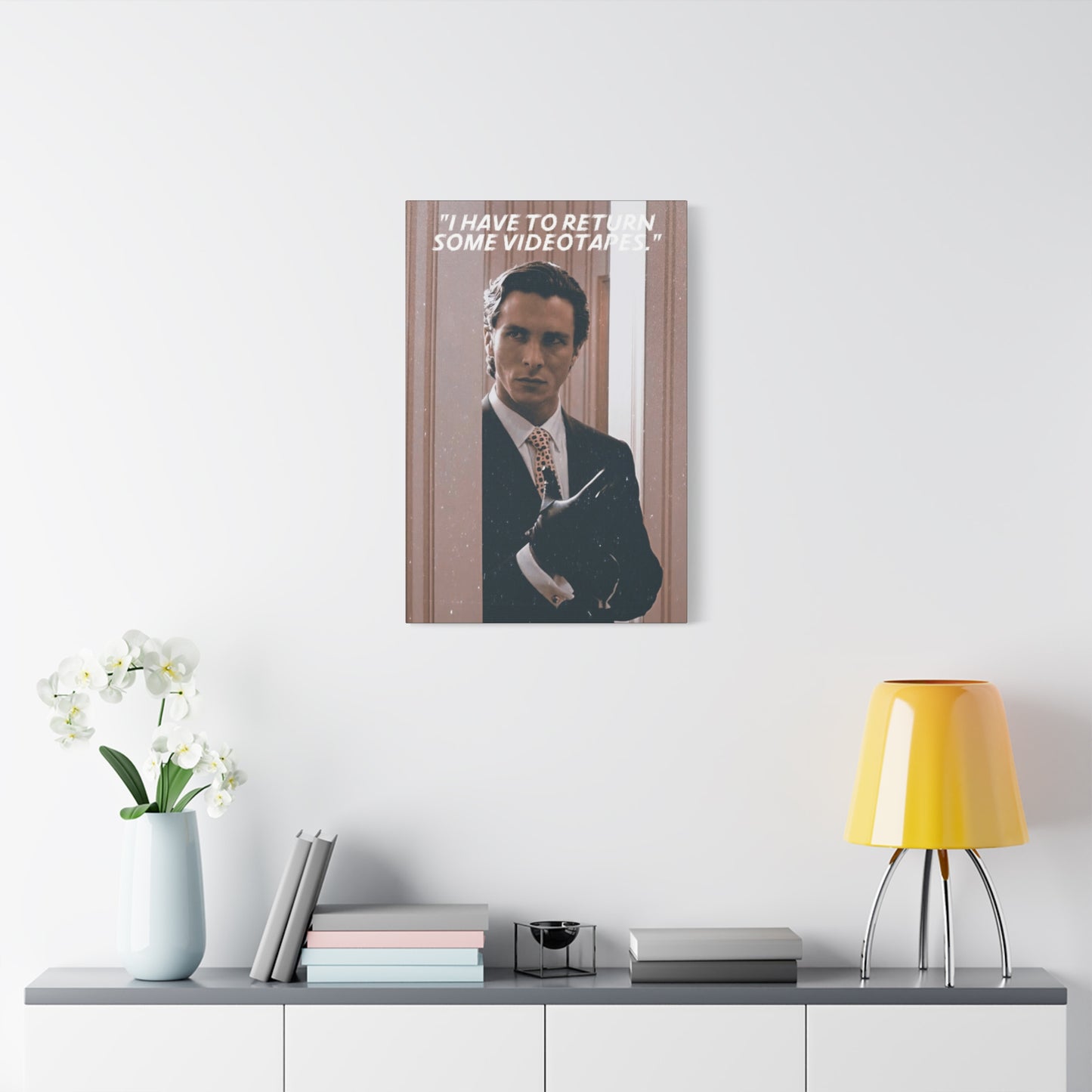 Patrick Bateman Motivational Canvas