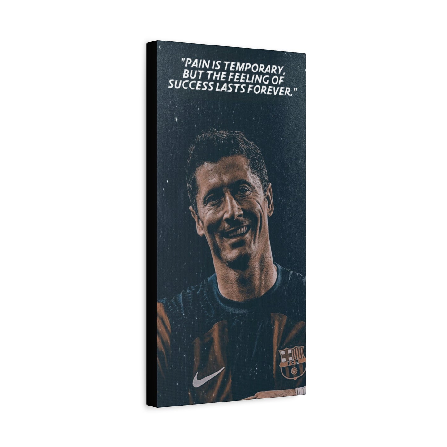 Robert Lewandowski Motivational Canvas