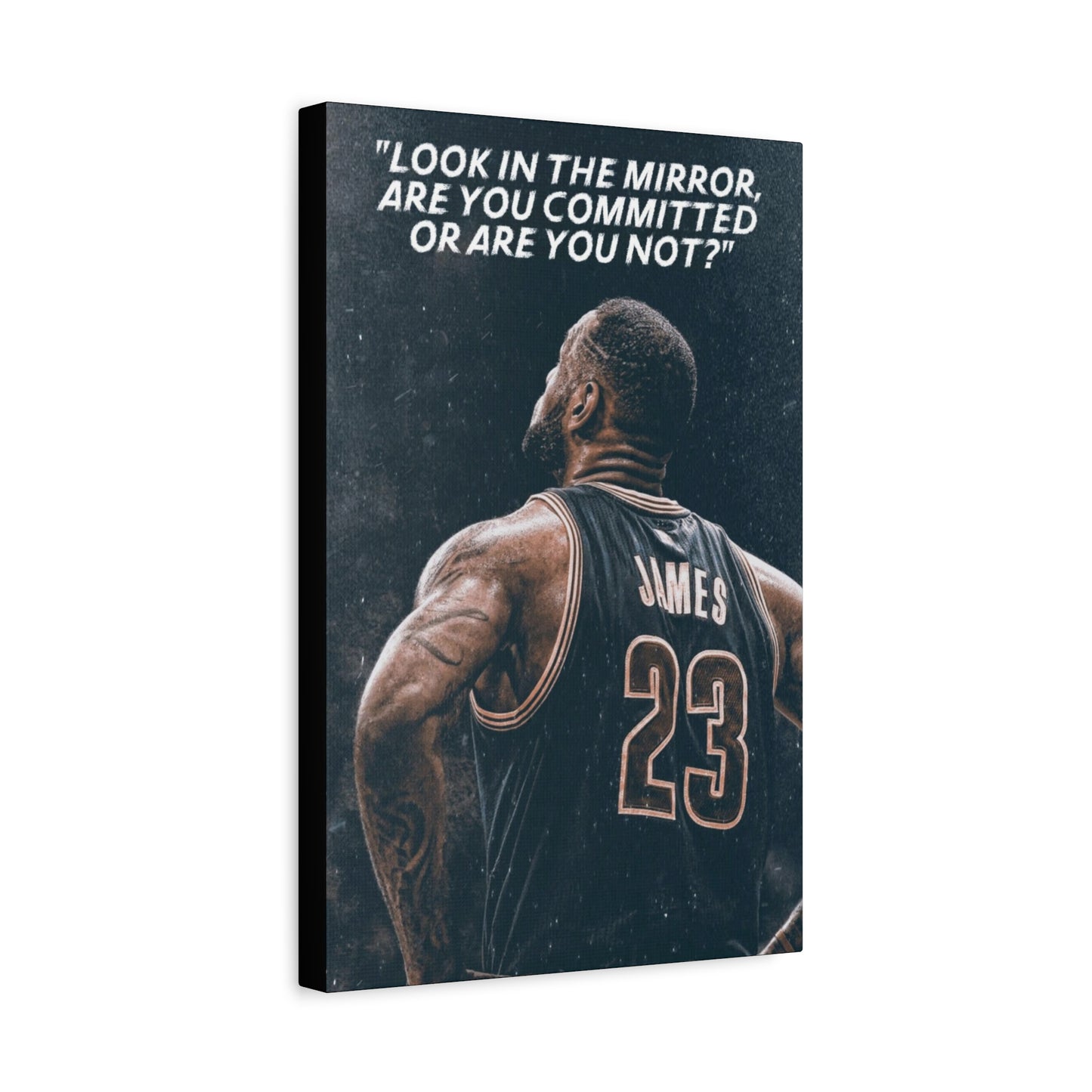 LeBron James Motivational Canvas