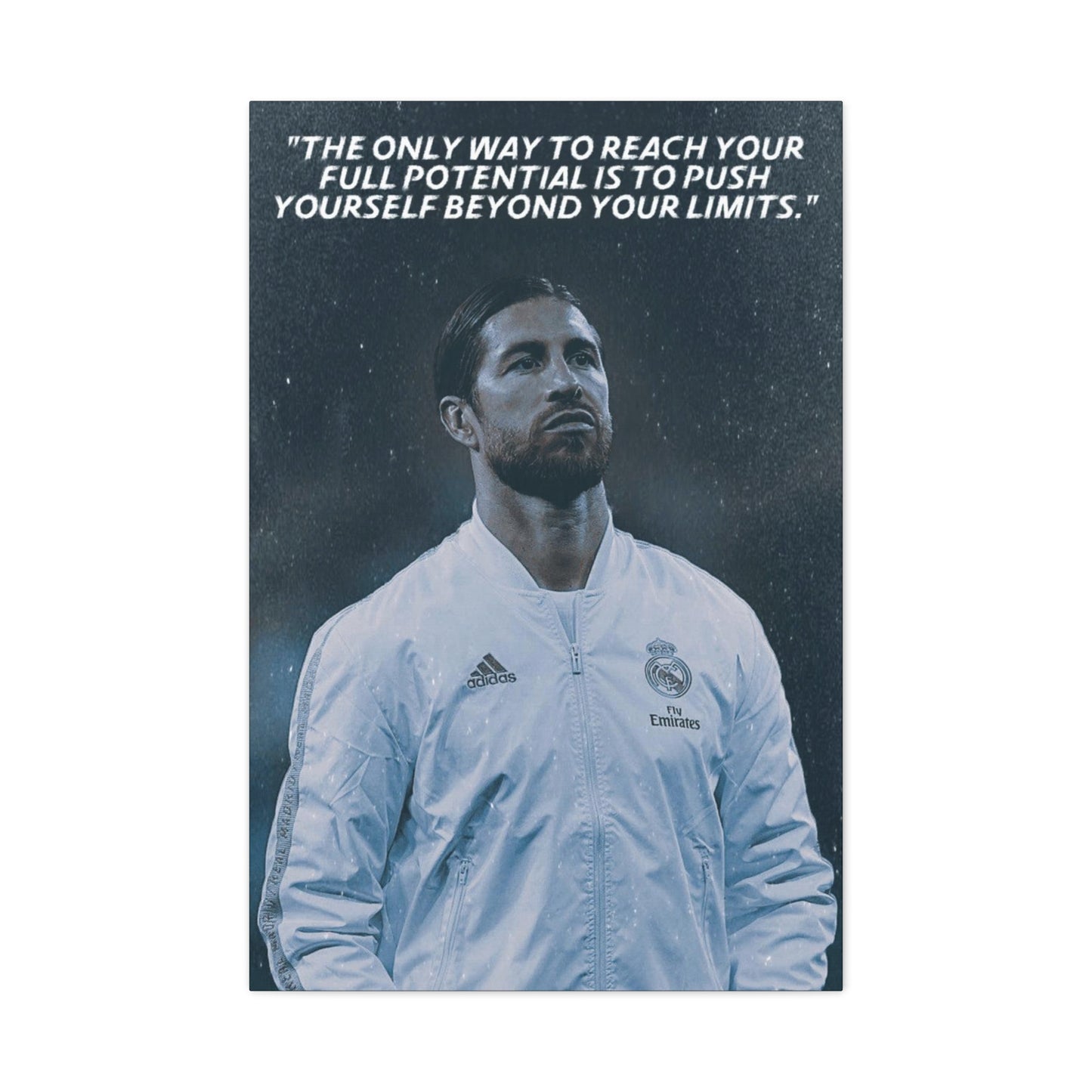 Sergio Ramos Motivational Canvas