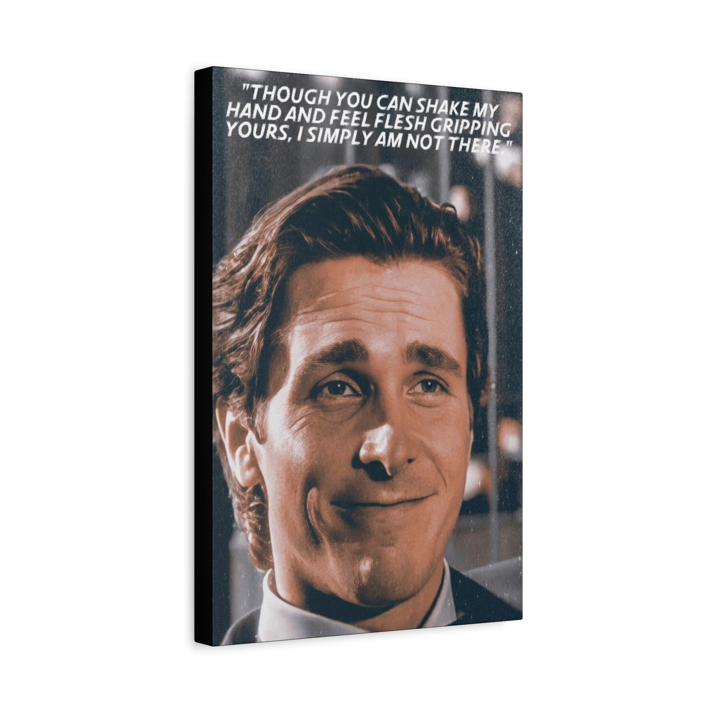 Patrick Bateman Motivational Canvas