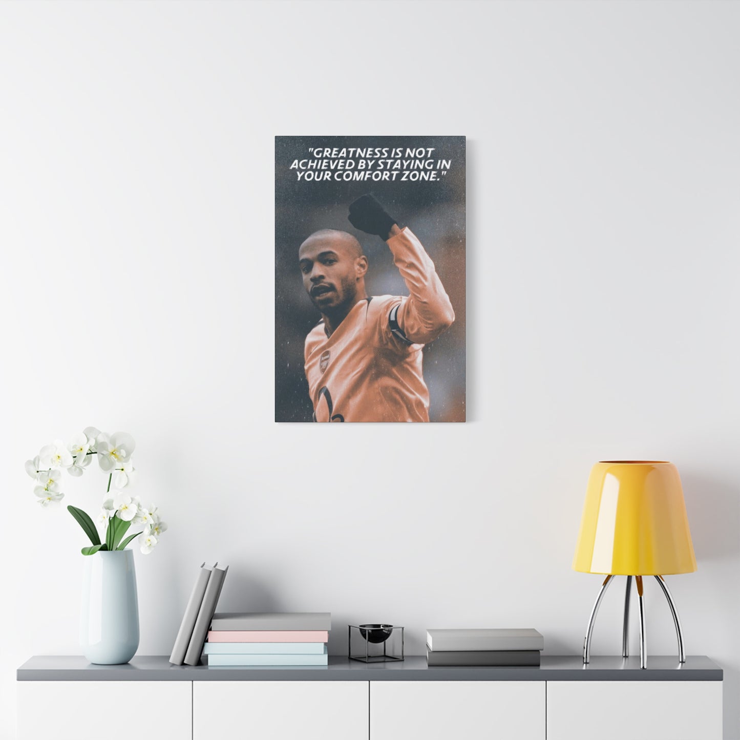 Thierry Henry Motivational Canvas