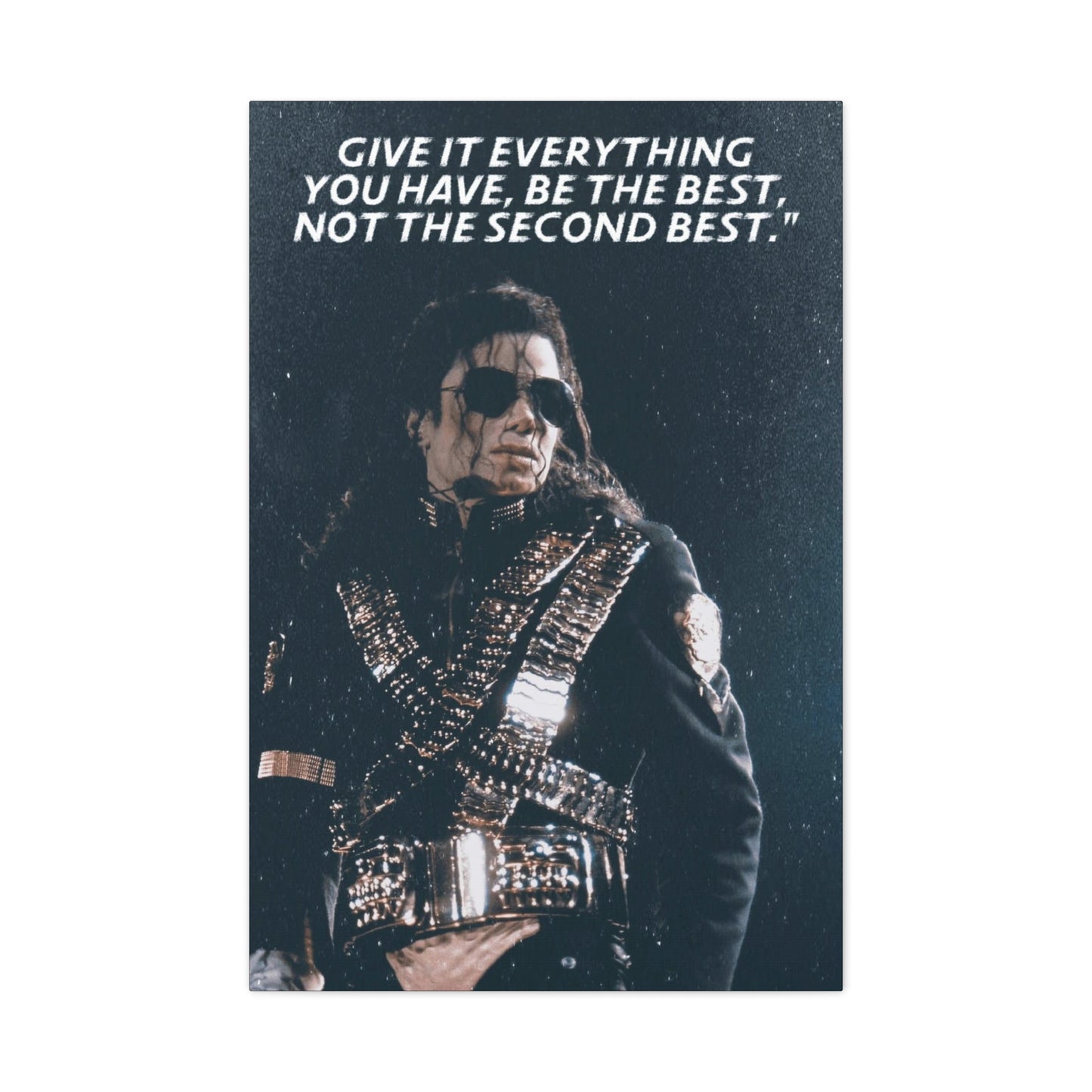 Michael Jackson Motivational Canvas