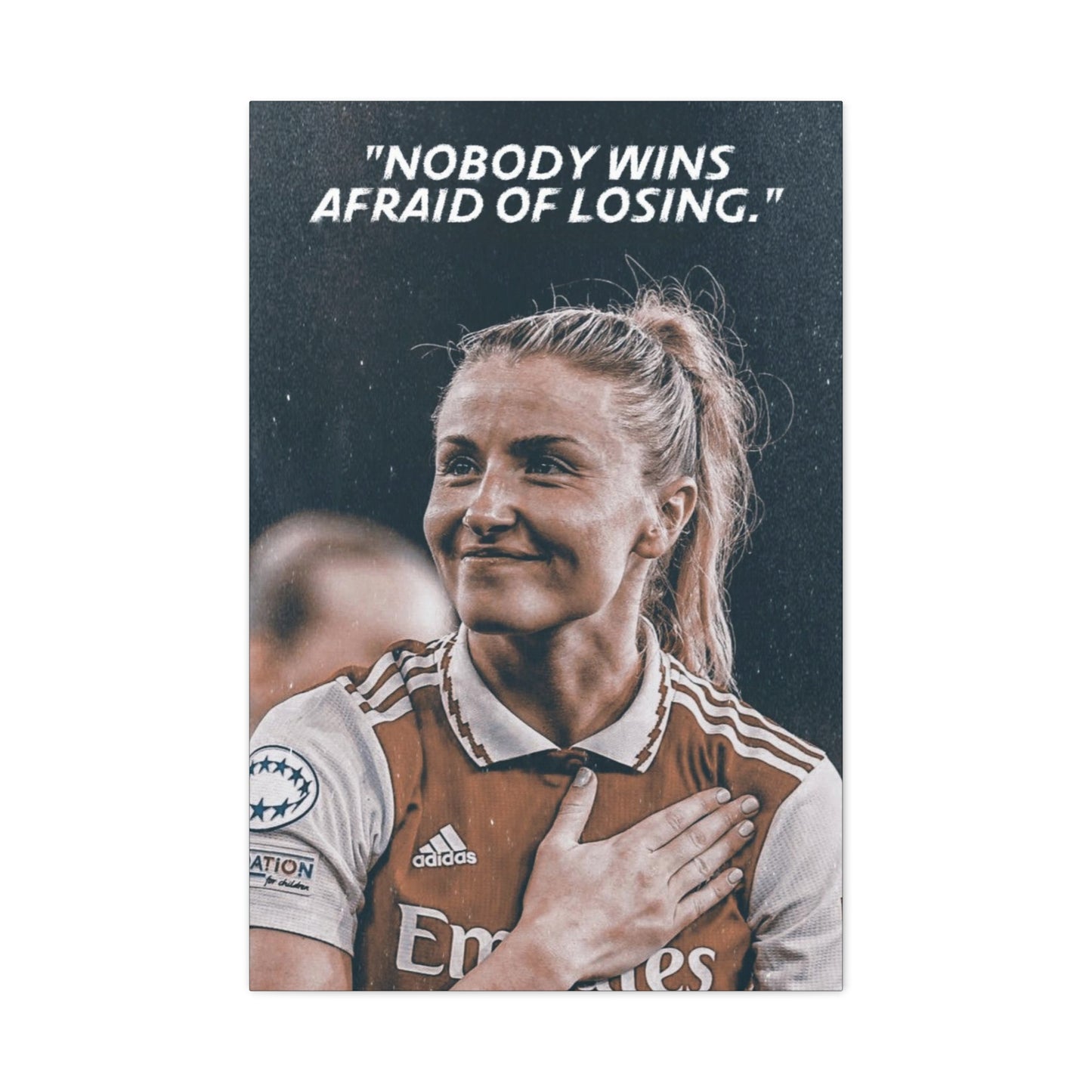 Leah Williamson Motivational Canvas