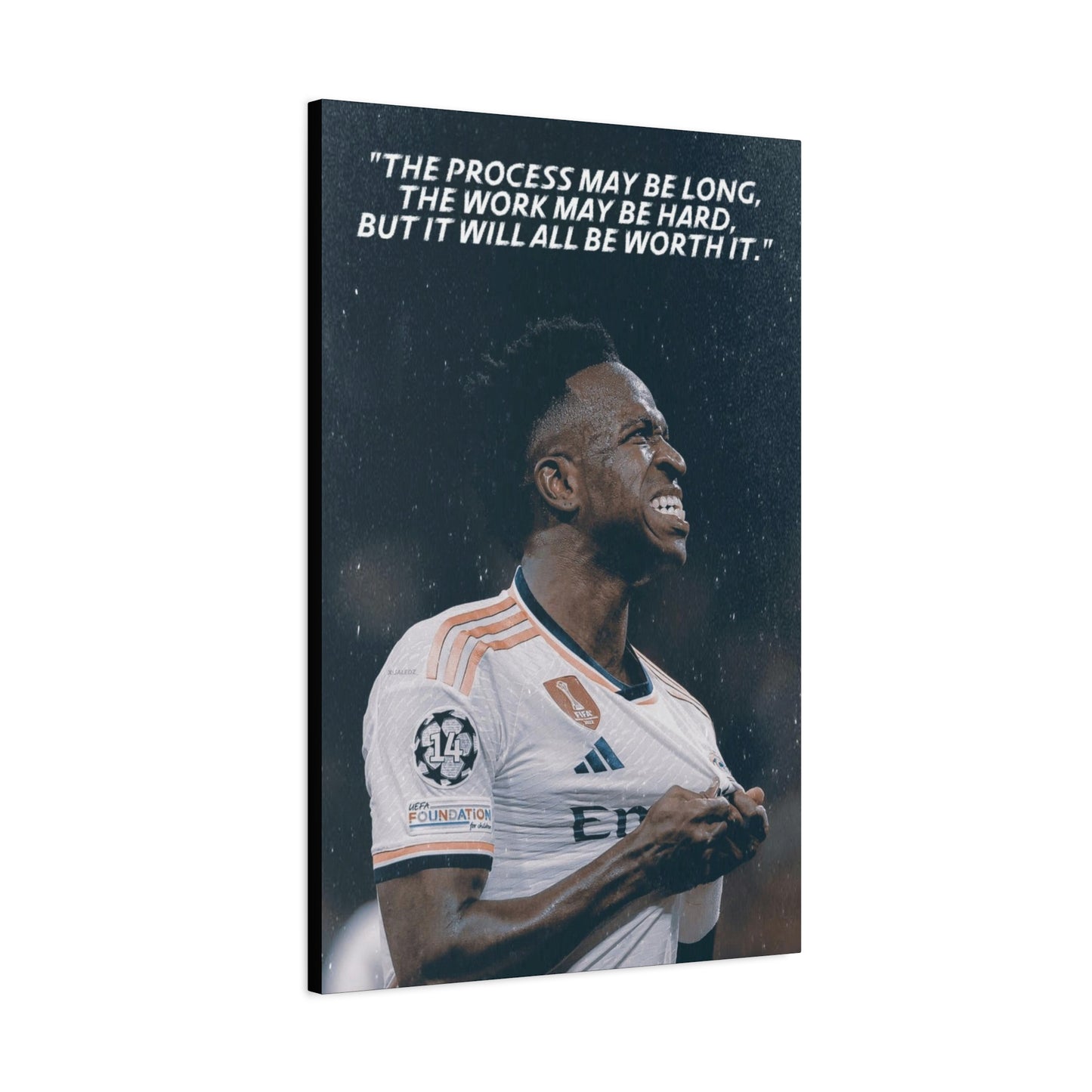 Vinicius Jr Motivational Canvas
