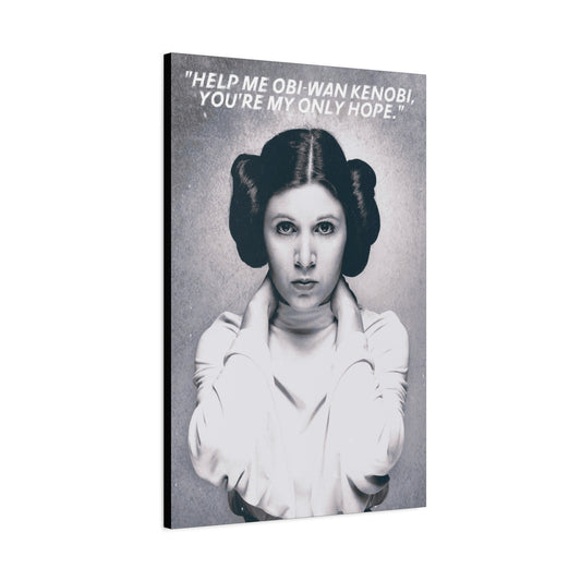 Princess Leia Motivational Canvas