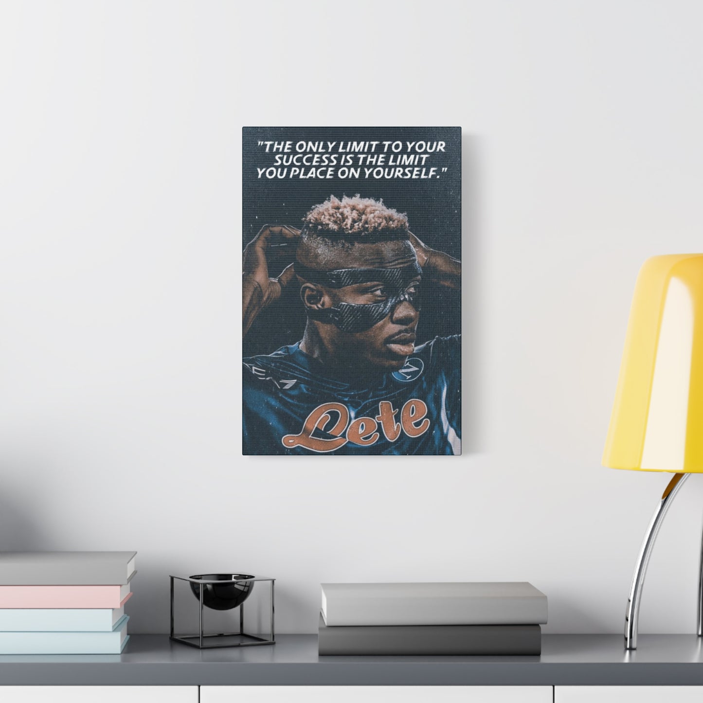 Victor Osimhen Motivational Canvas