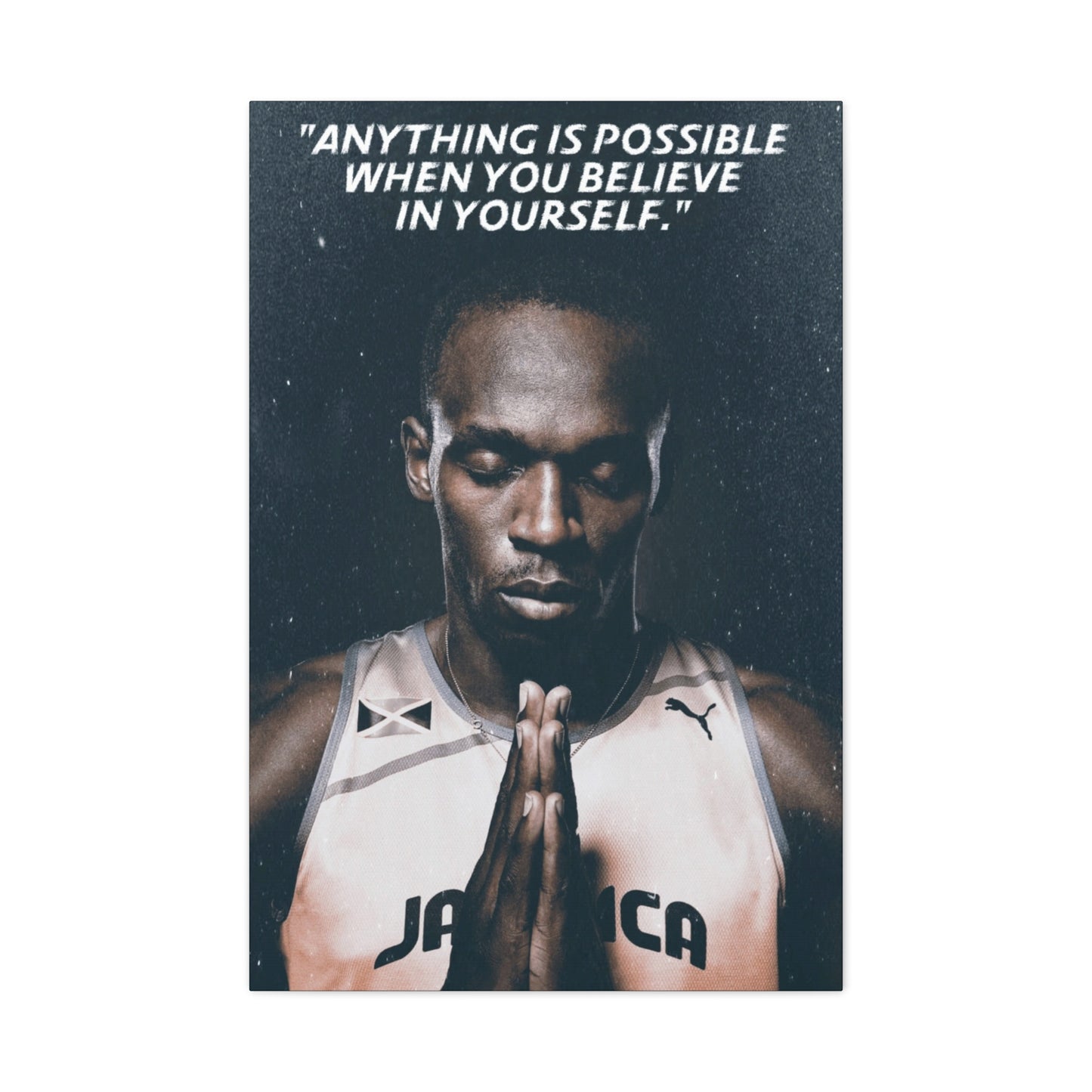 Usain Bolt Motivational Canvas