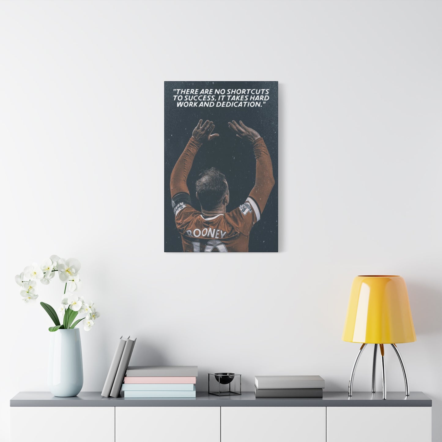 Wayne Rooney Motivational Canvas
