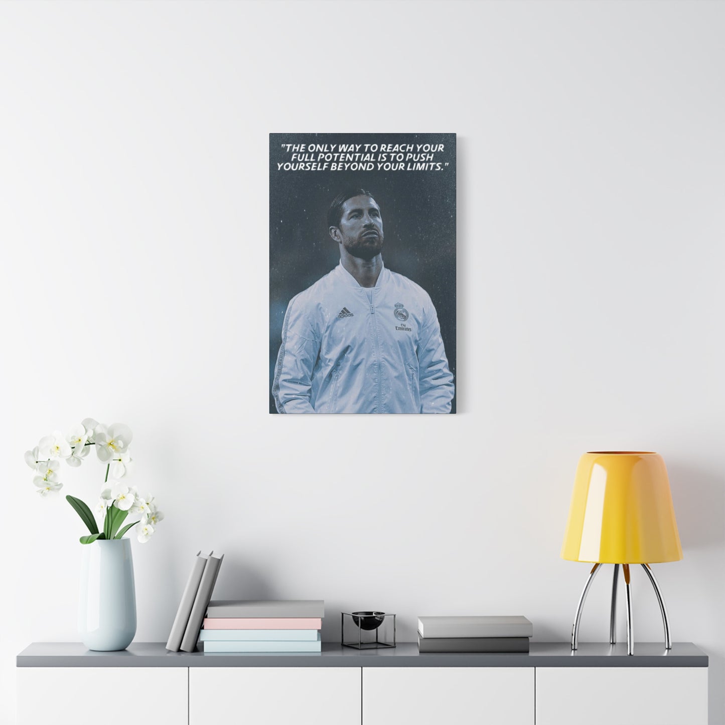 Sergio Ramos Motivational Canvas