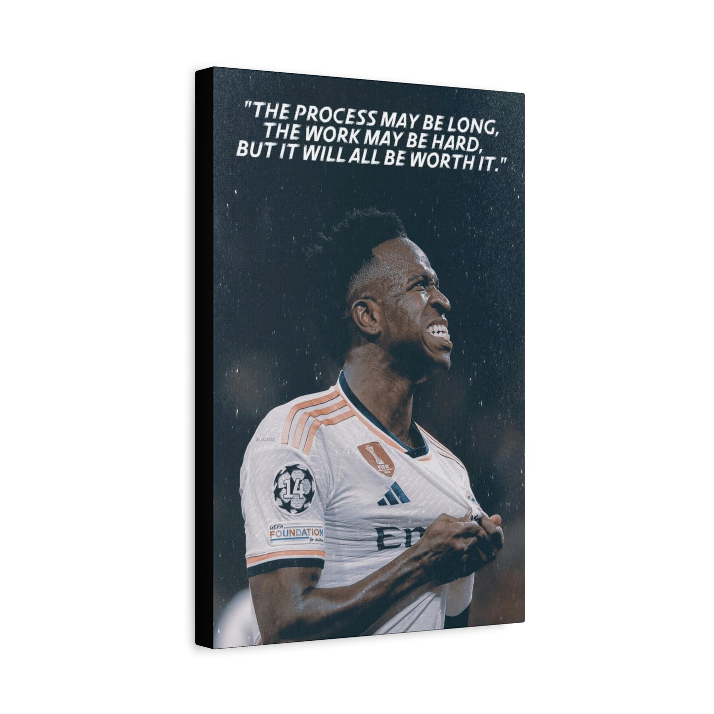 Vinicius Jr Motivational Canvas