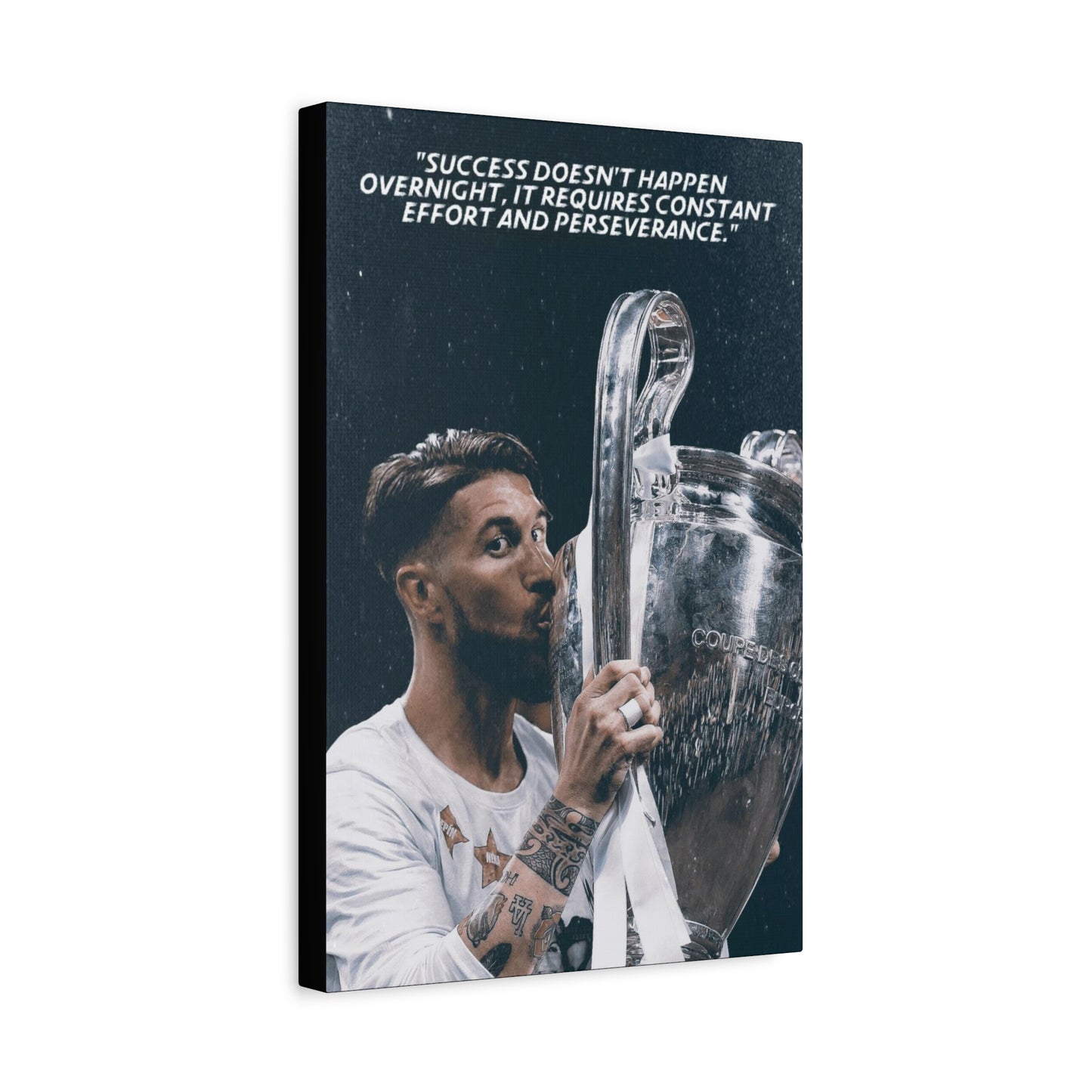 Sergio Ramos Motivational Canvas