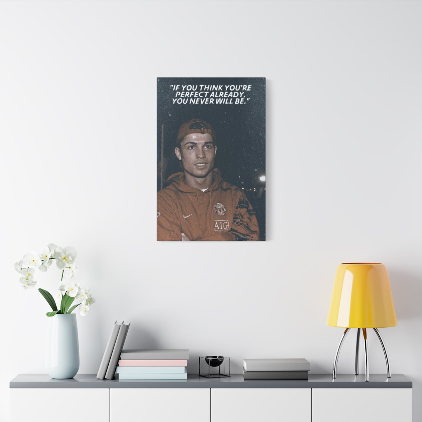 Cristiano Ronaldo Motivational Canvas