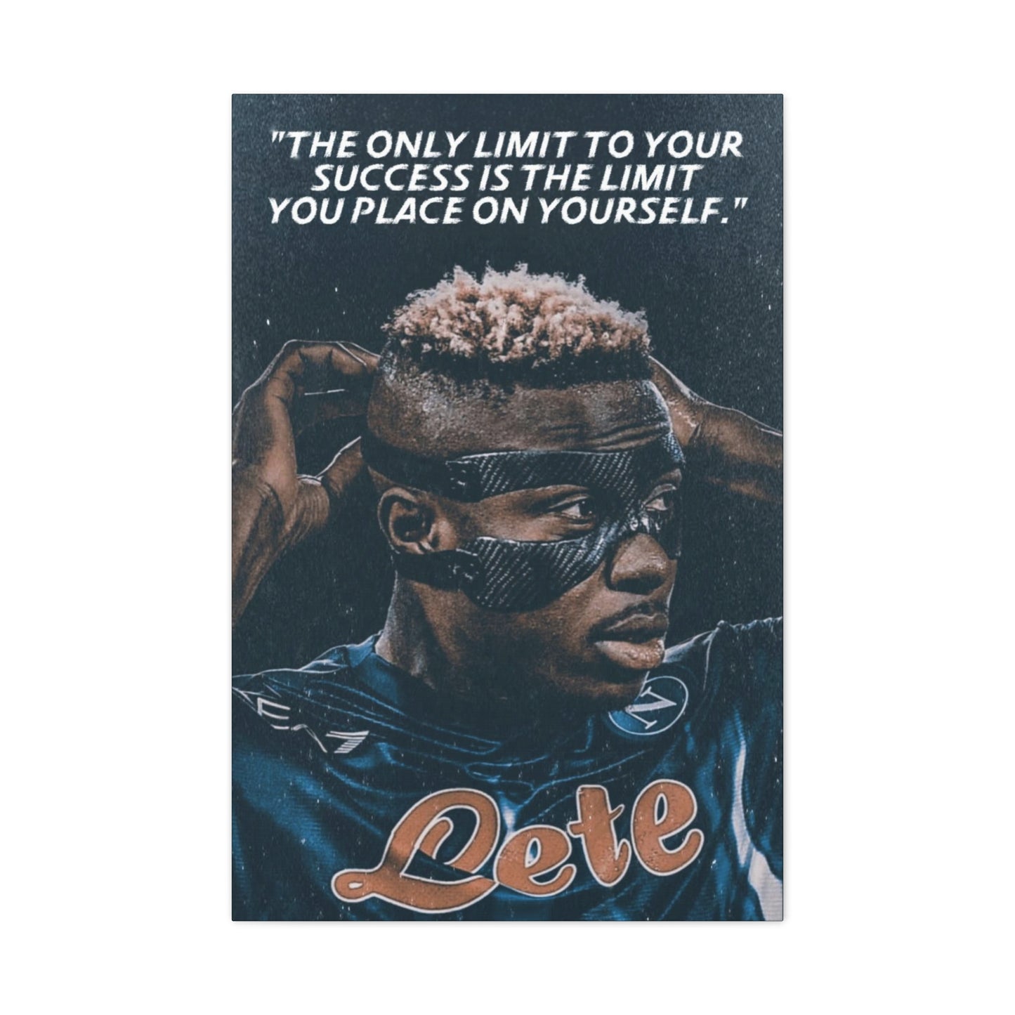Victor Osimhen Motivational Canvas