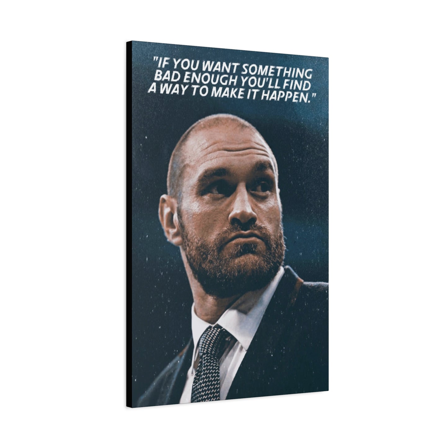 Tyson Fury Motivational Canvas