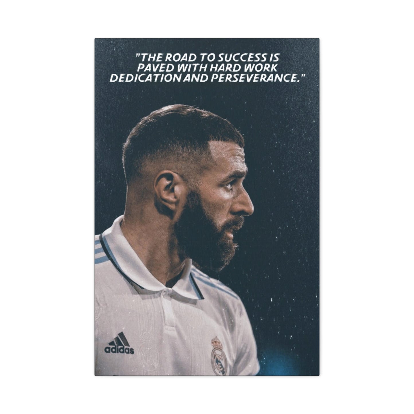 Karim Benzema Motivational Canvas