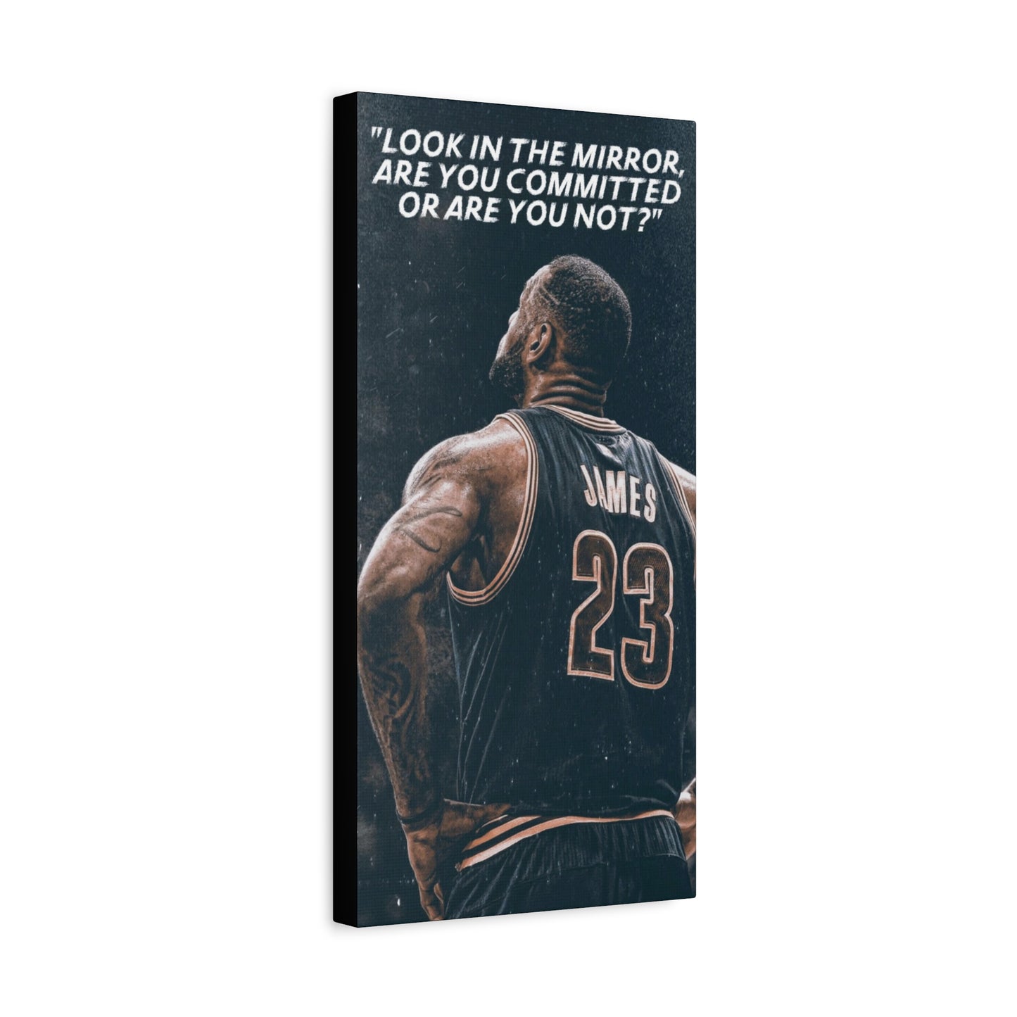 LeBron James Motivational Canvas