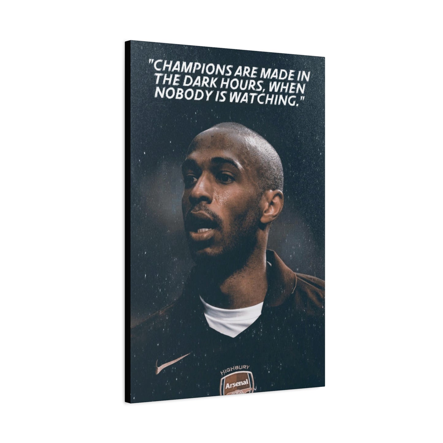 Thierry Henry Motivational Canvas