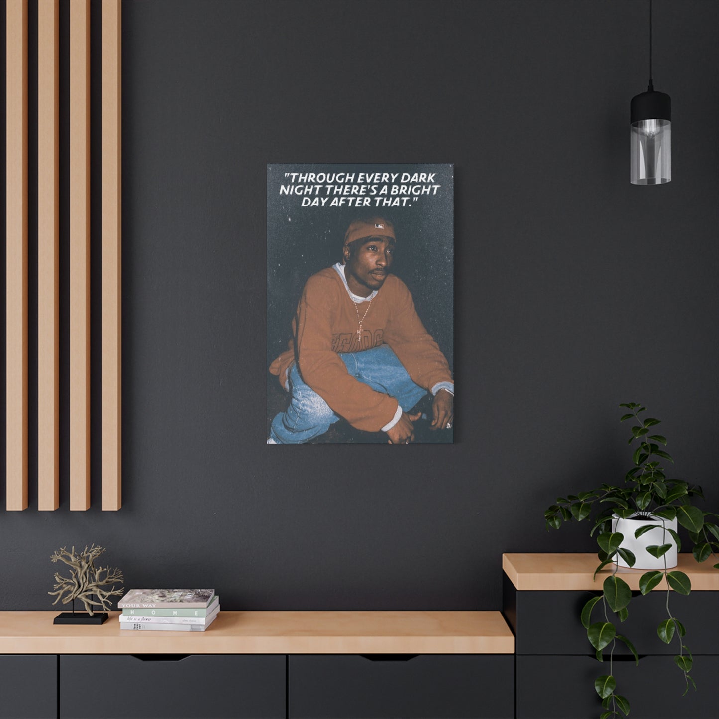 Tupac Shakur Motivational Canvas