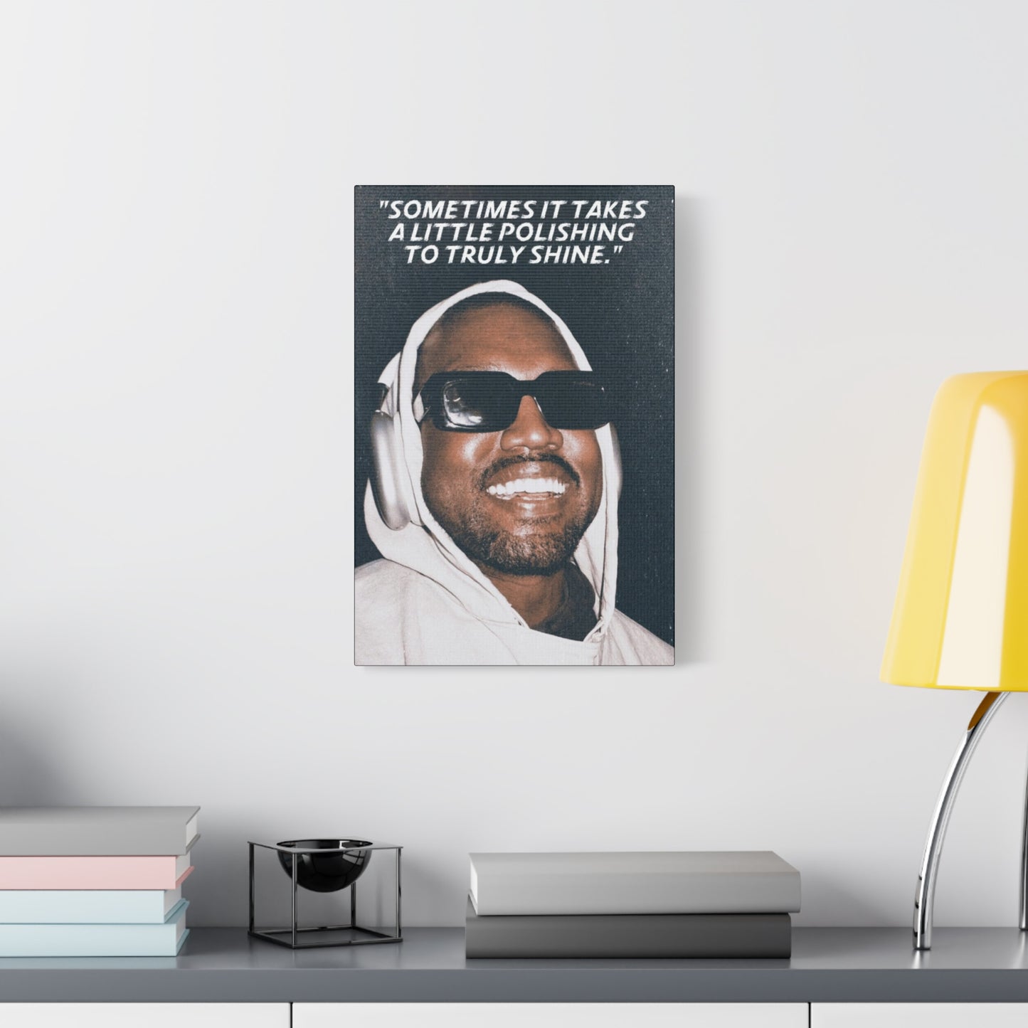 Kanye West Motivational Canvas