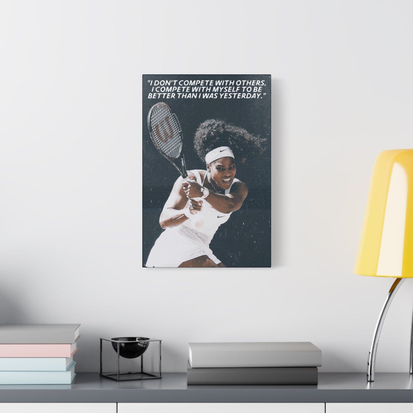 Serena Williams Motivational Canvas