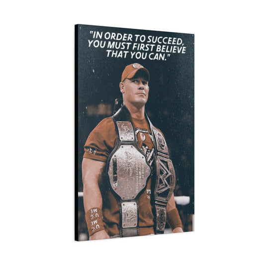 John Cena Motivational Canvas