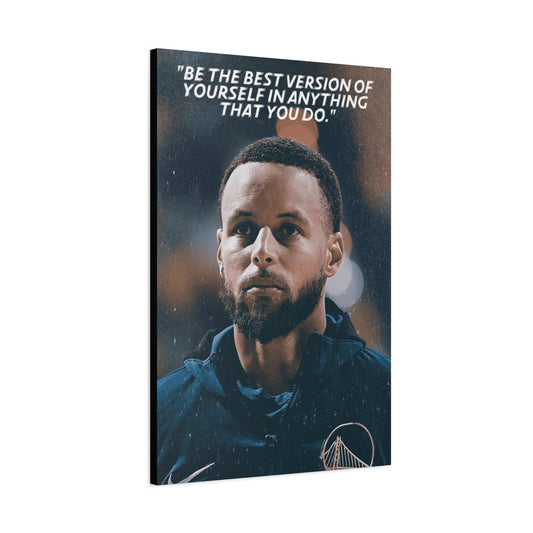 Steph Curry Motivational Canvas