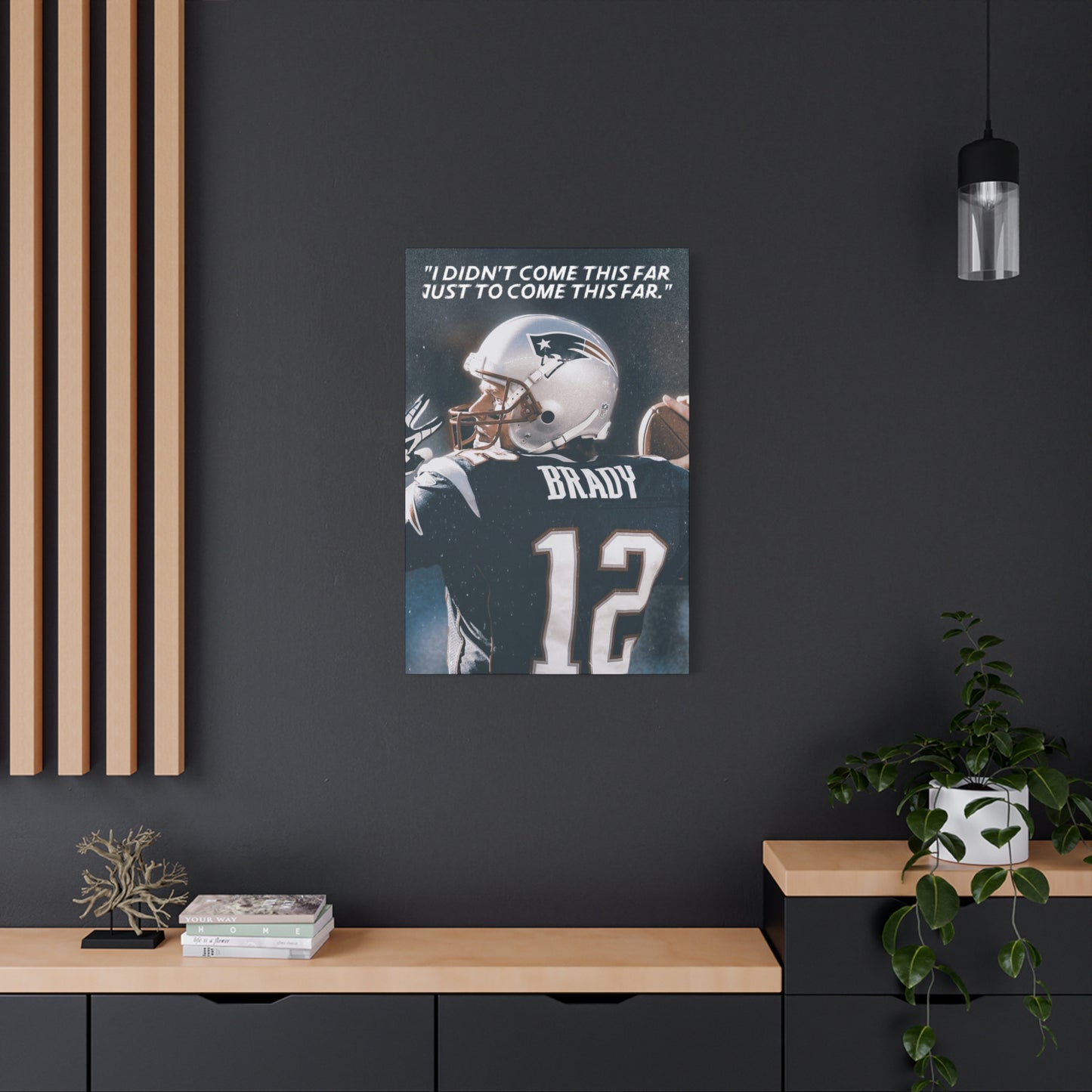 Tom Brady Motivational Canvas