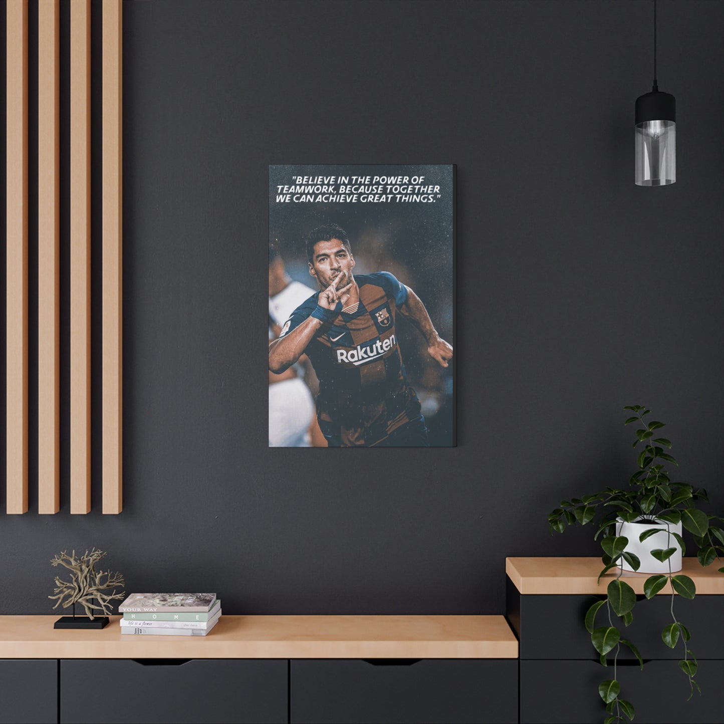 Luis Suarez Motivational Canvas