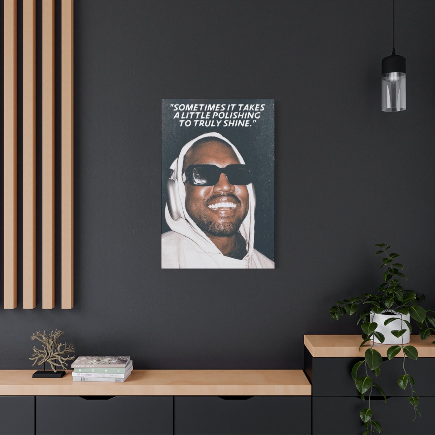 Kanye West Motivational Canvas