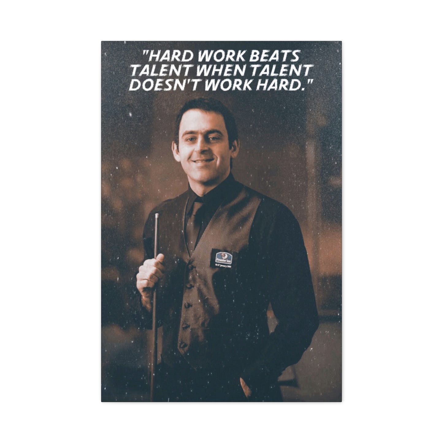 Ronnie O Sullivan Motivational Canvas
