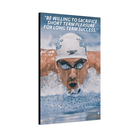Michael Phelps Motivational Canvas