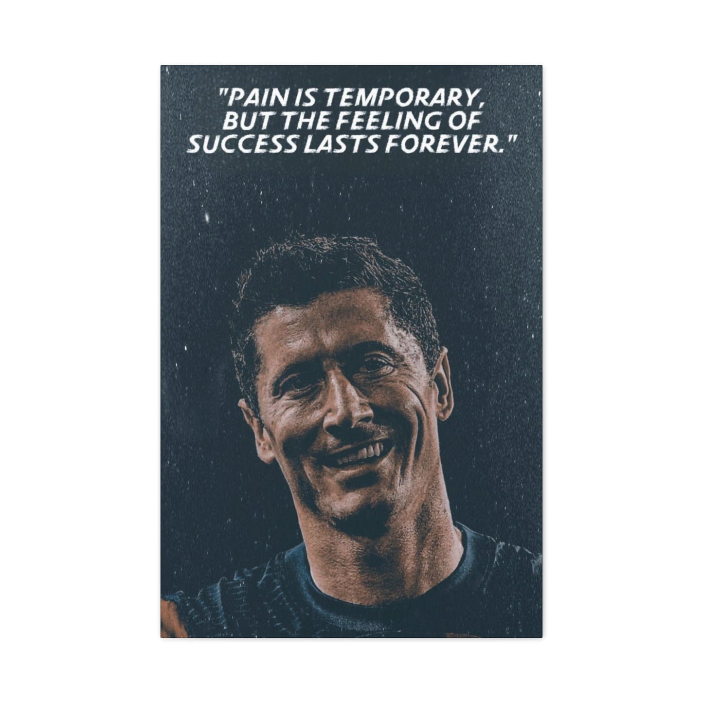 Robert Lewandowski Motivational Canvas