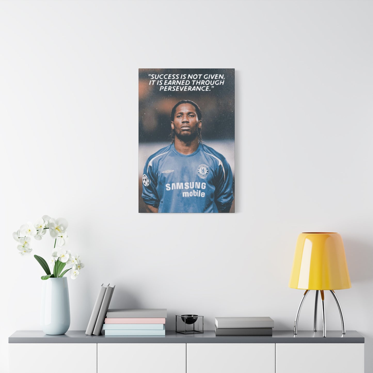 Didier Drogba Motivational Canvas