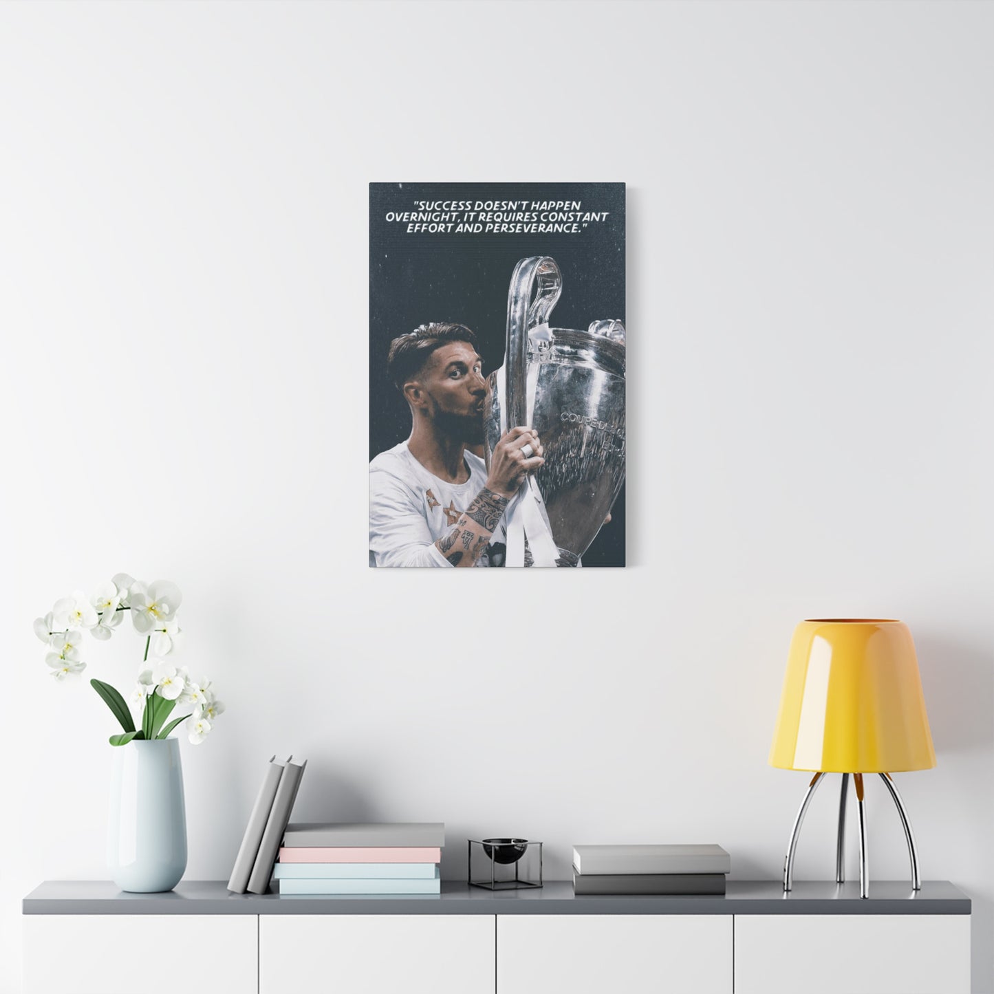 Sergio Ramos Motivational Canvas