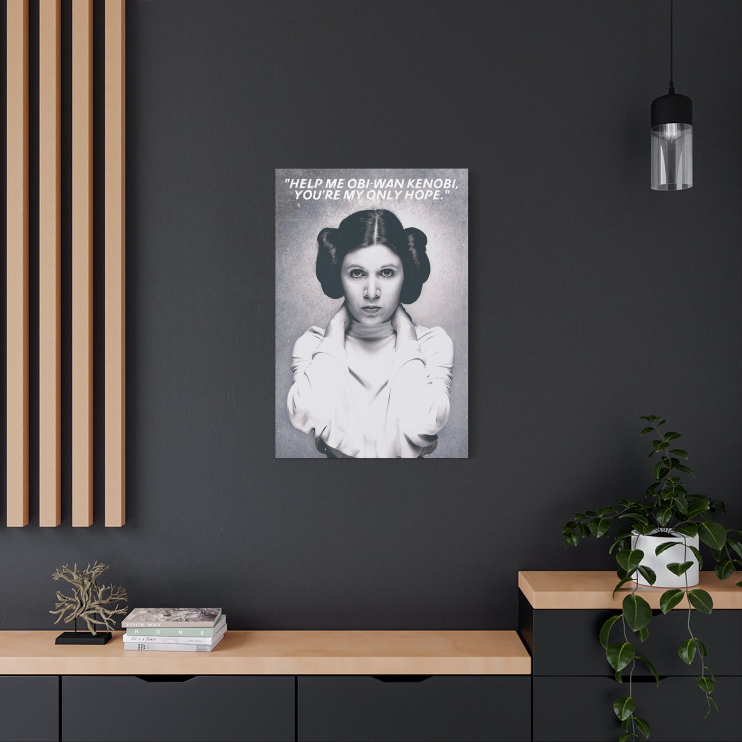 Princess Leia Motivational Canvas