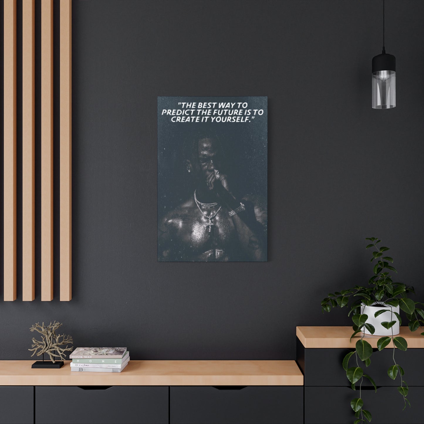 Travis Scott Motivational Canvas