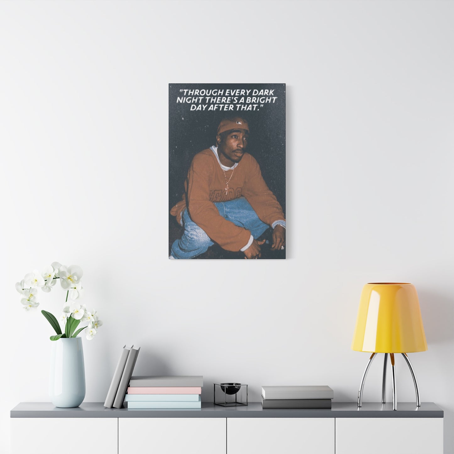 Tupac Shakur Motivational Canvas