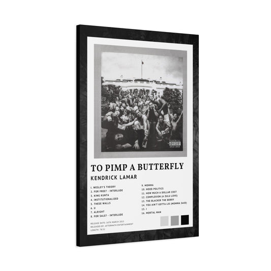 Kendrick Lamar Album Cover Canvas - To Pimp A Butterfly