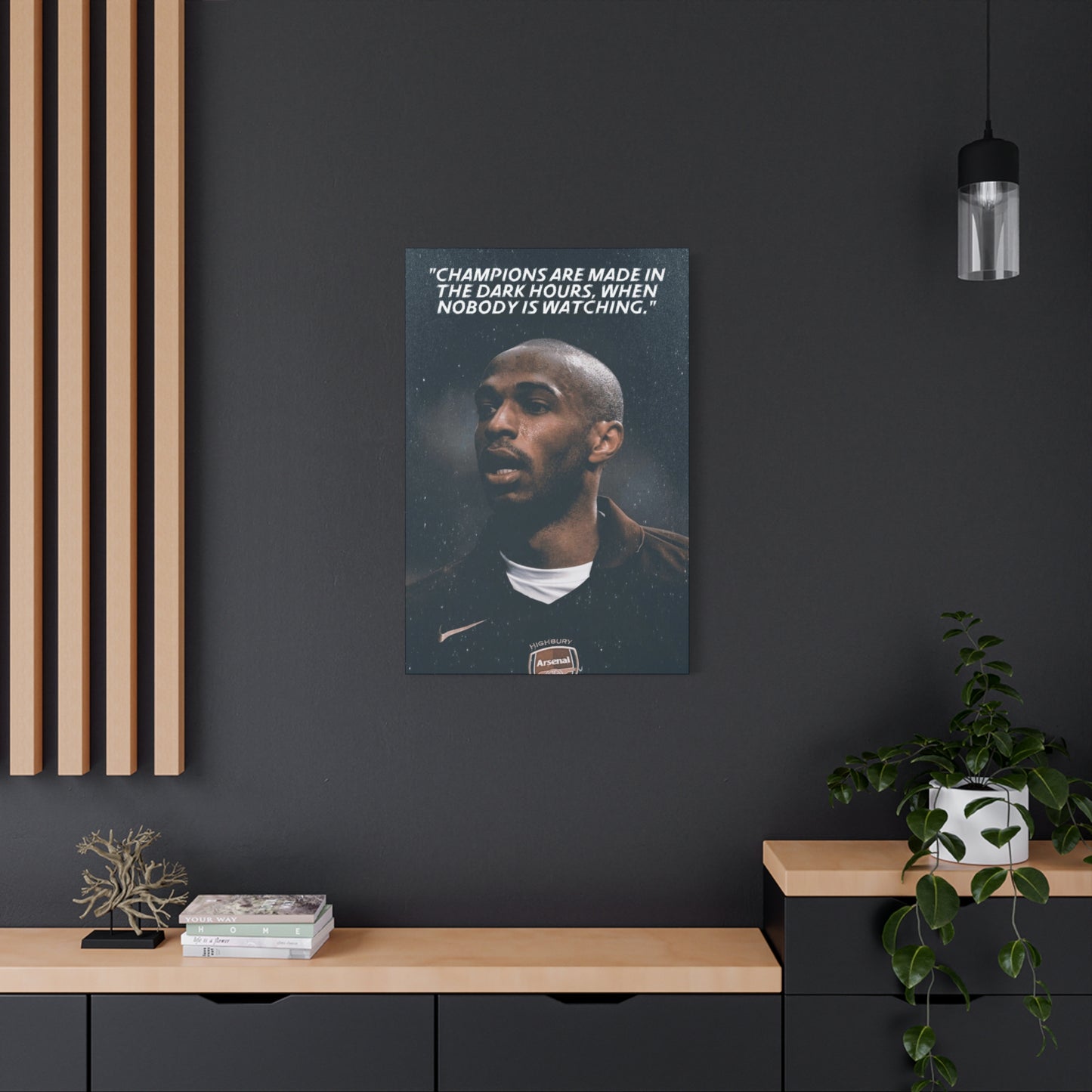 Thierry Henry Motivational Canvas