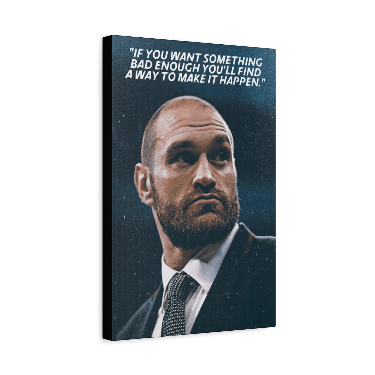 Tyson Fury Motivational Canvas