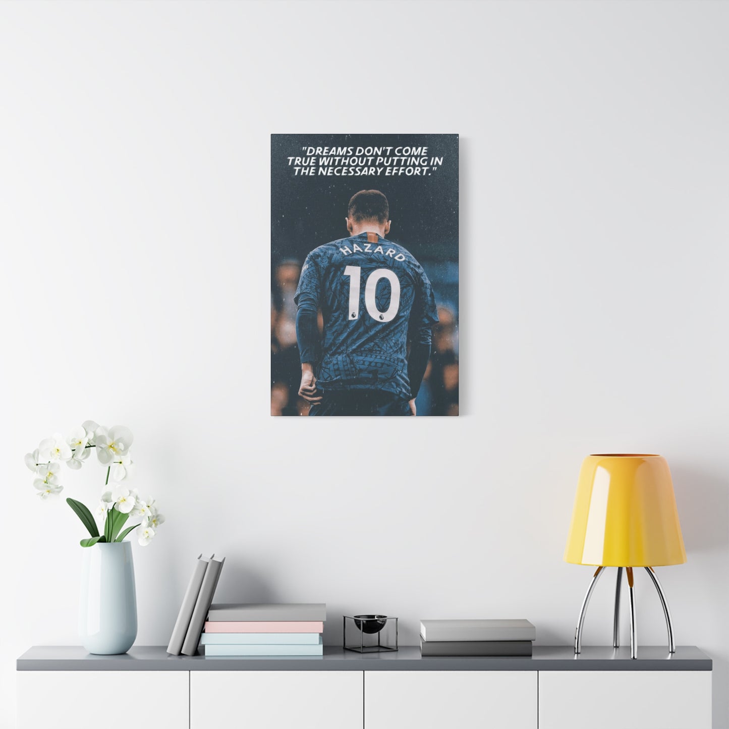 Eden Hazard Motivational Canvas