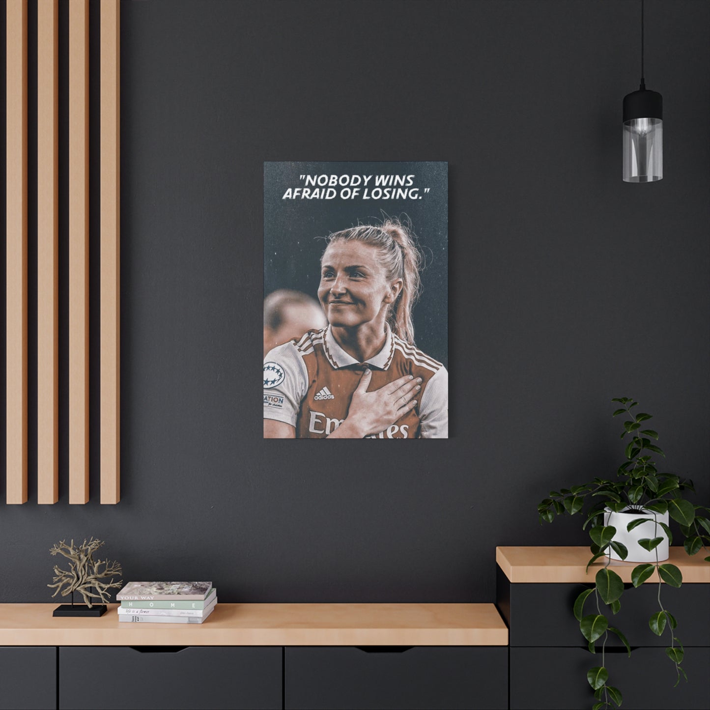 Leah Williamson Motivational Canvas