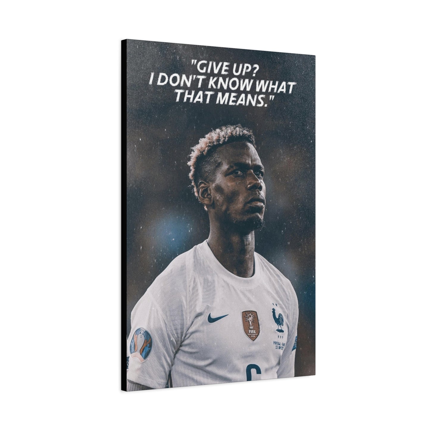 Paul Pogba Motivational Canvas