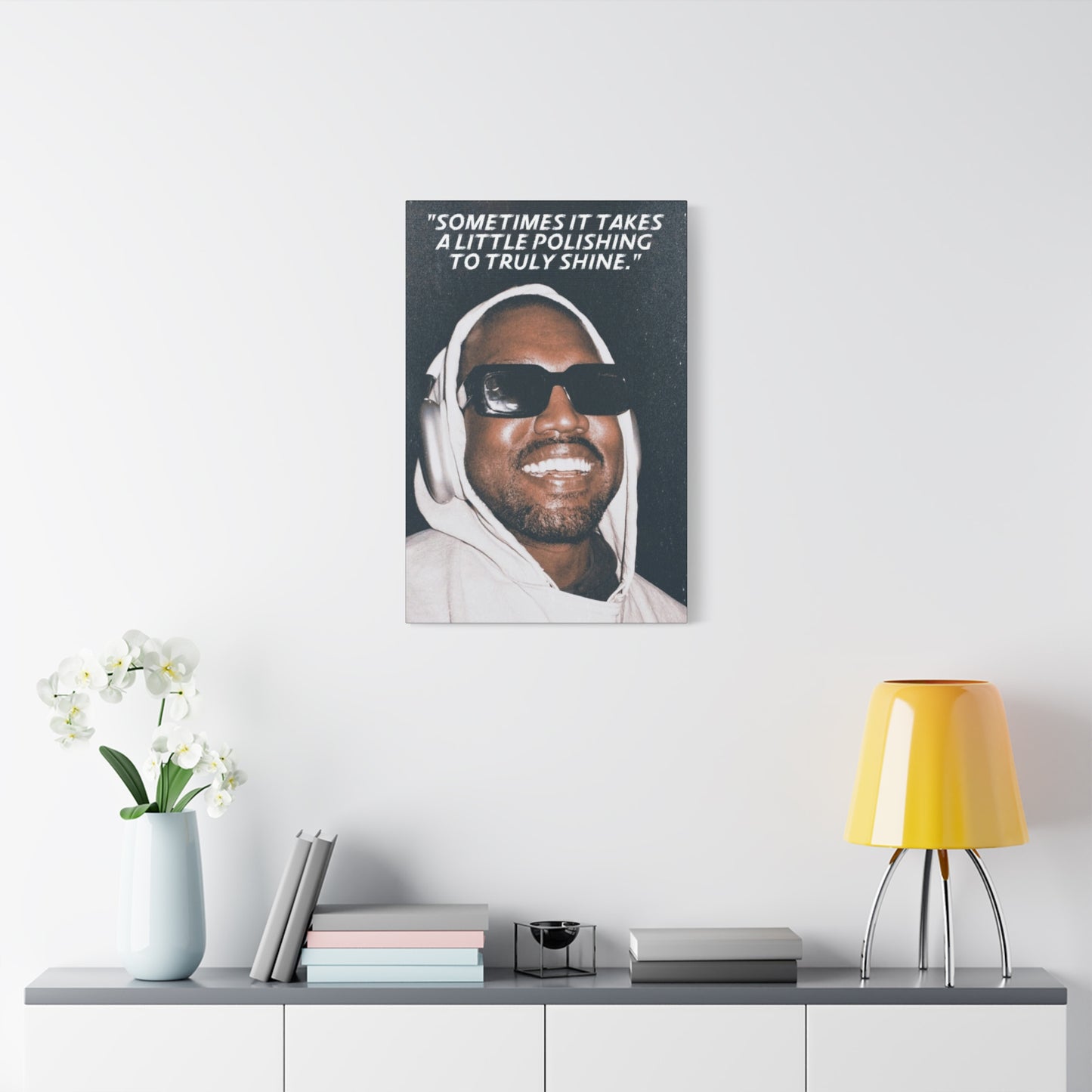 Kanye West Motivational Canvas