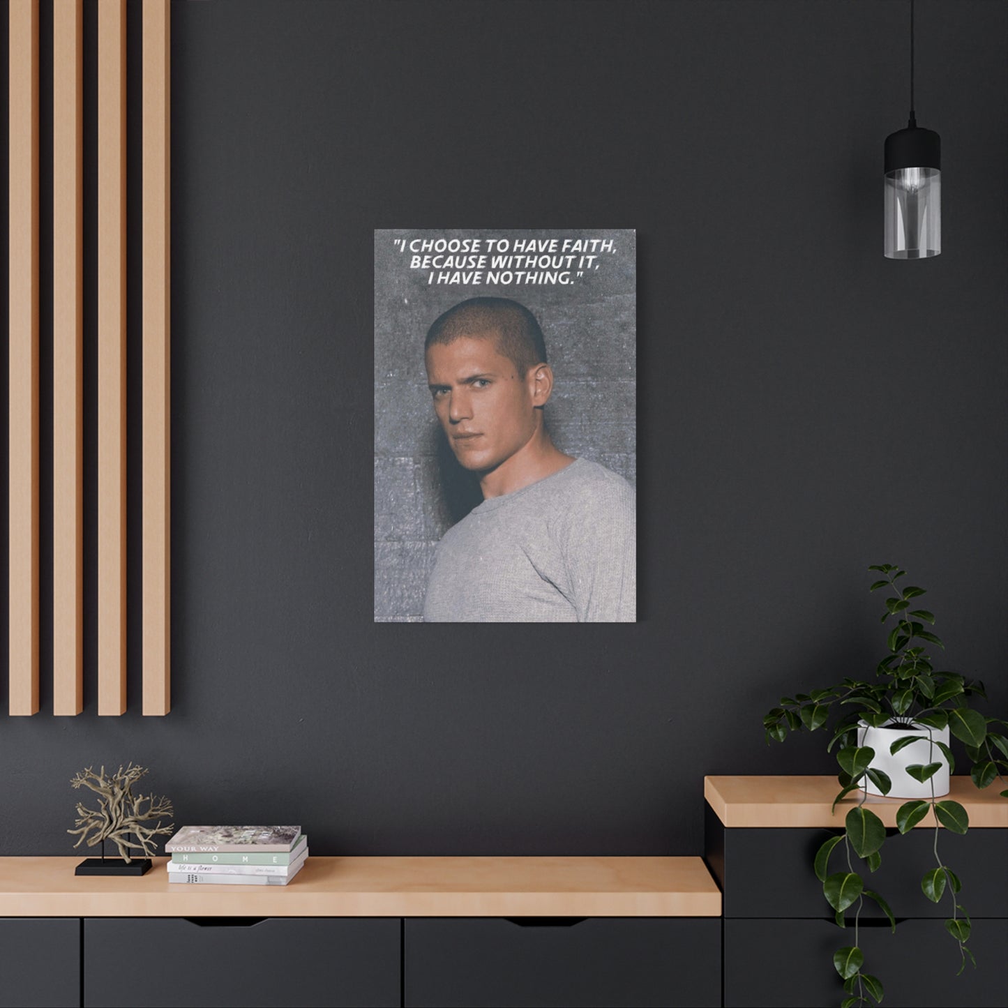 Michael Scofield Motivational Canvas