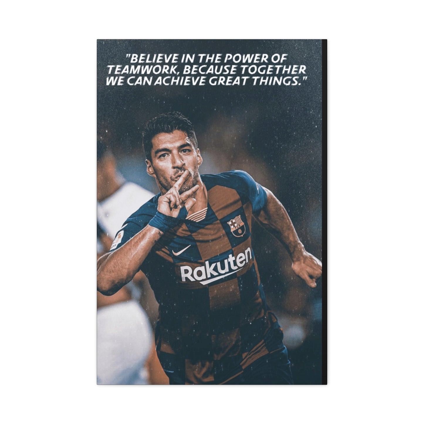Luis Suarez Motivational Canvas