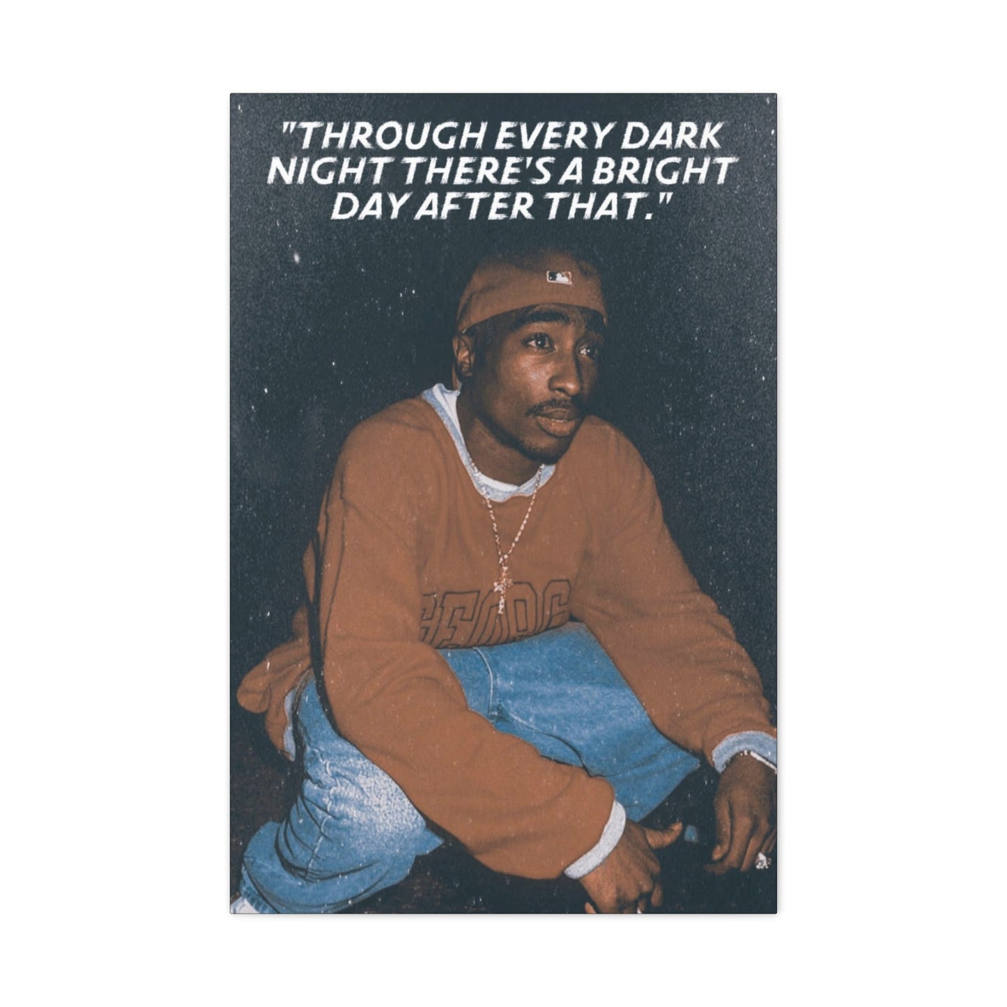 Tupac Shakur Motivational Canvas